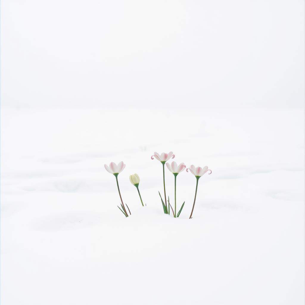 Snow in spring 4