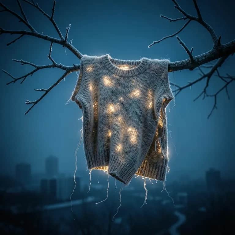 Il maglione nel freddo