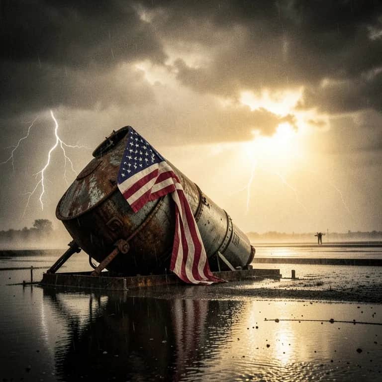 The Last Folded Flag