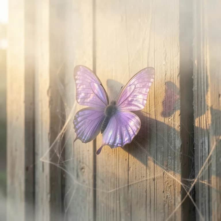 Butterfly after the storm