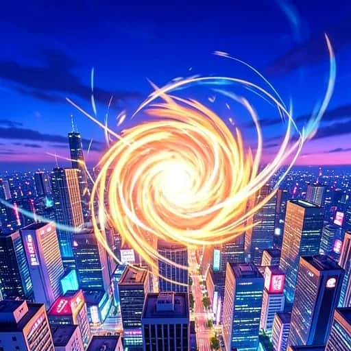 Lifestream over Midgar 2