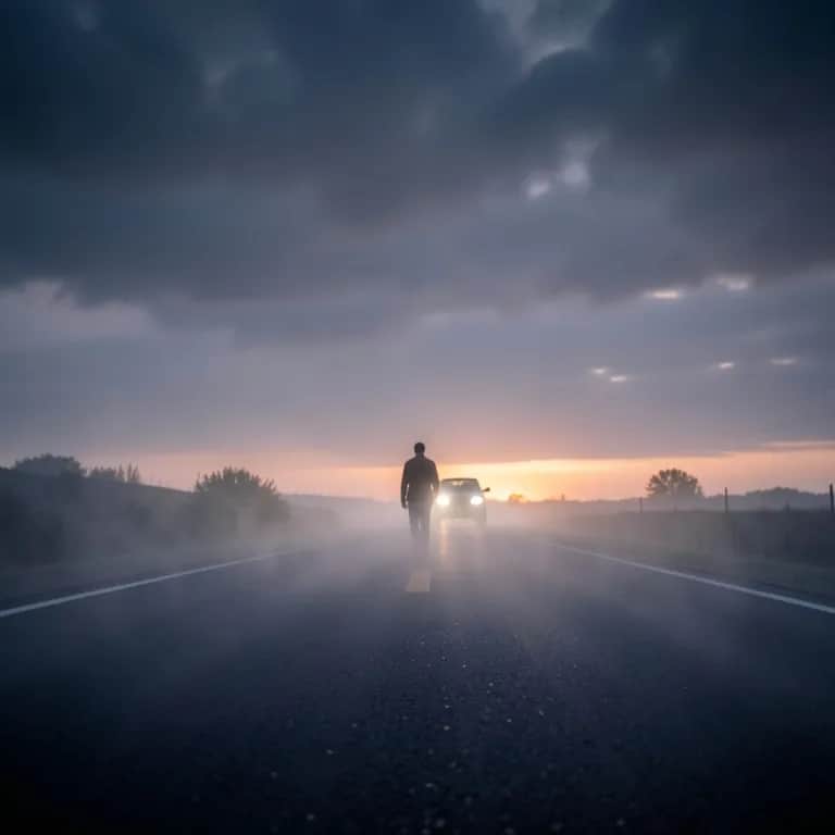 Titel: Wind aus Stahl und Seele Strophe 1Der Morgen graut, der Motor erwacht,ei