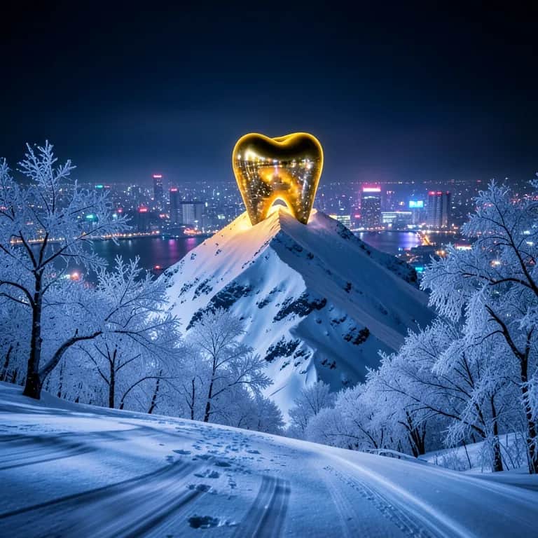 Gold teeth in Hokkaido