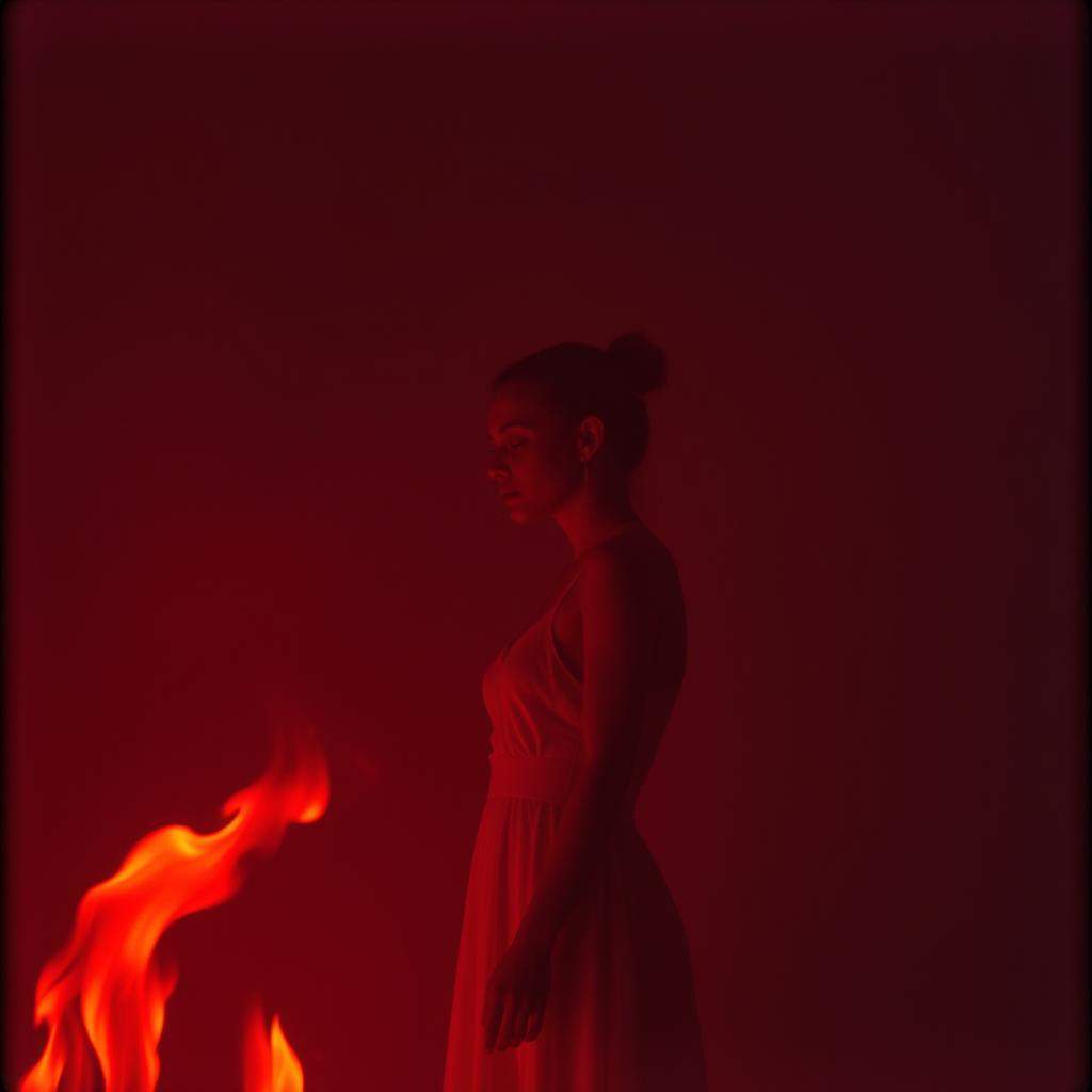 Lady in red 