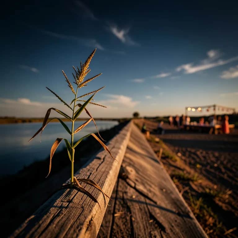 Barefoot on the Levee
