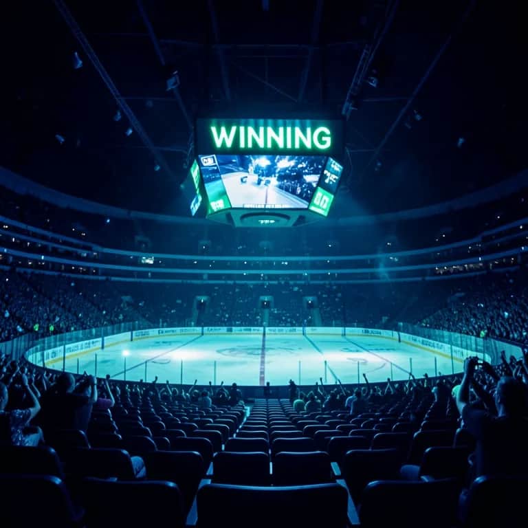 turn the lights on , we are winning tonight