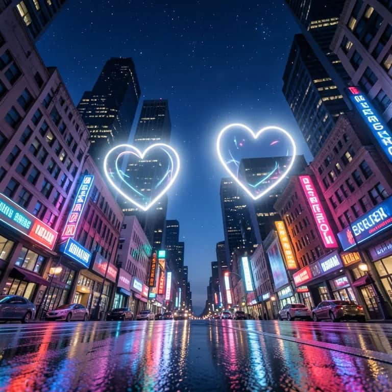 Neon Hearts
