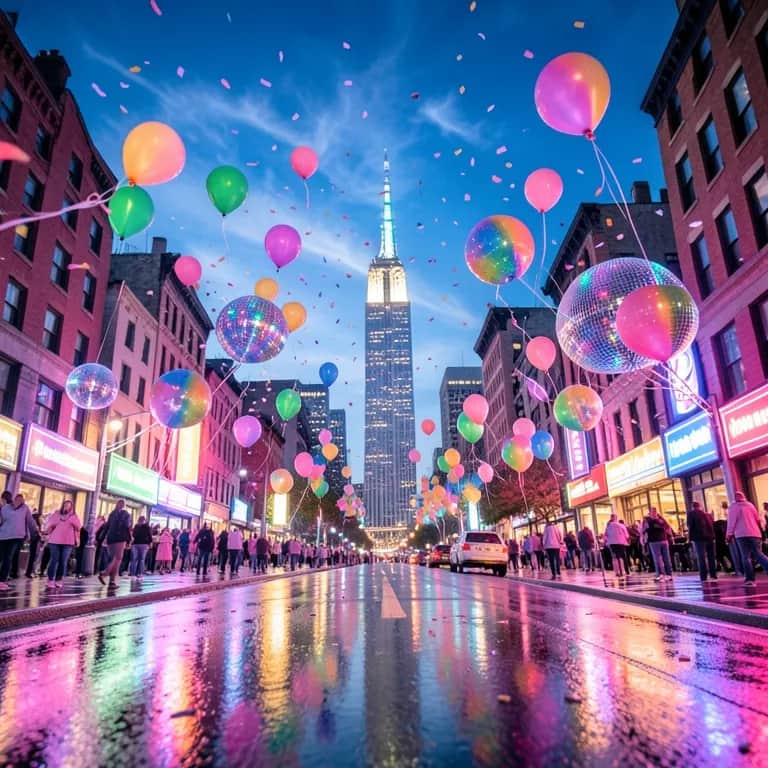 Rainbow on the Subway