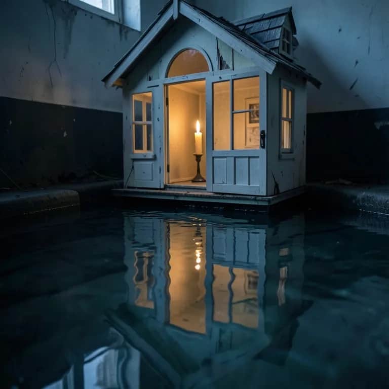 I Raised myself quietly