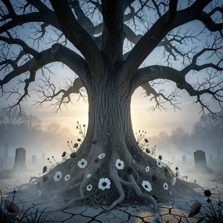 Till the graveyard flowers grow