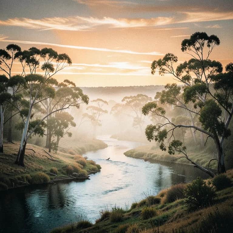 Where the river flows