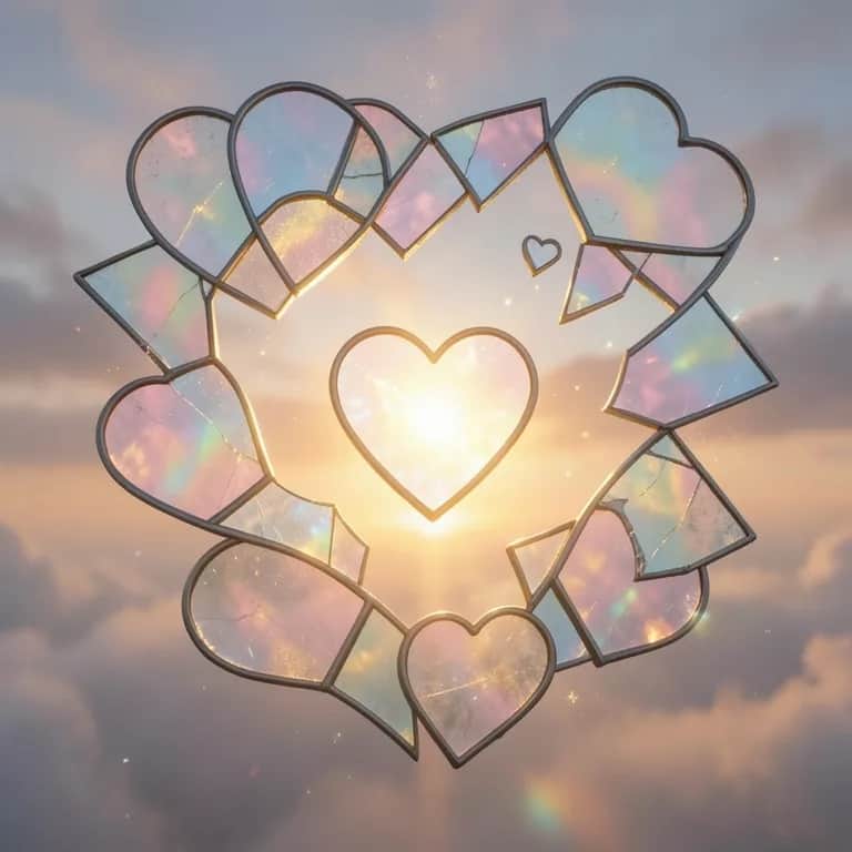 Stained Glass Hearts
