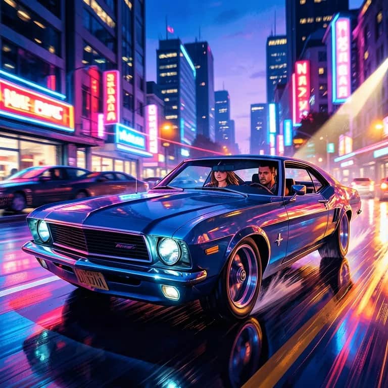 Neon Love Chase