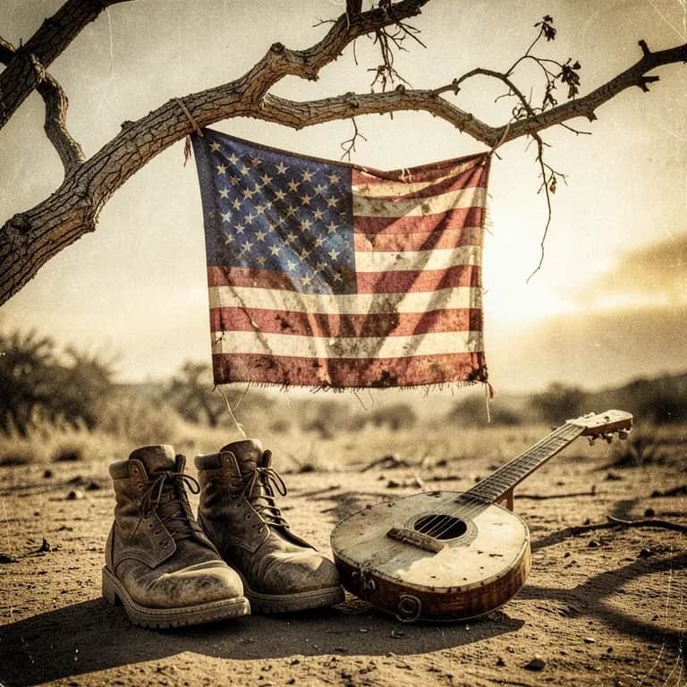 Red white blue collar