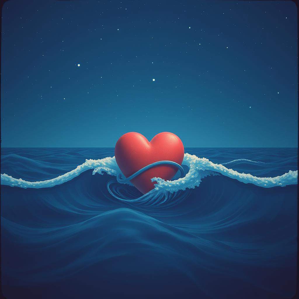 A heart on a string