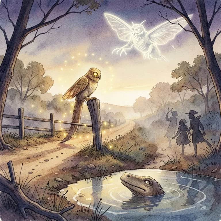 Mothman in the Moonlight