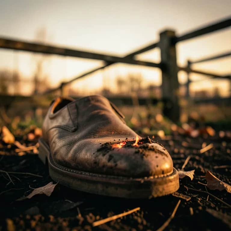 Dirt on my shoe