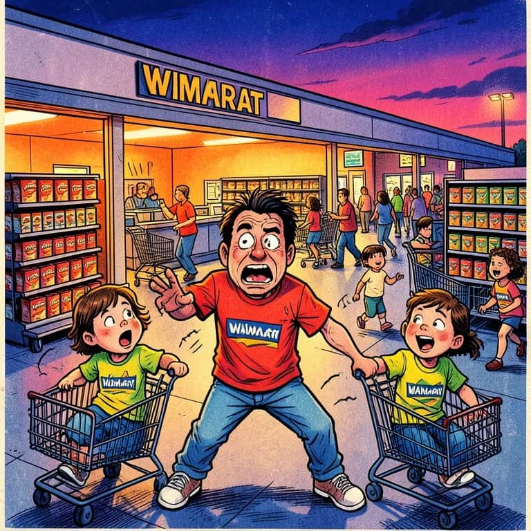 Drama at Walmart