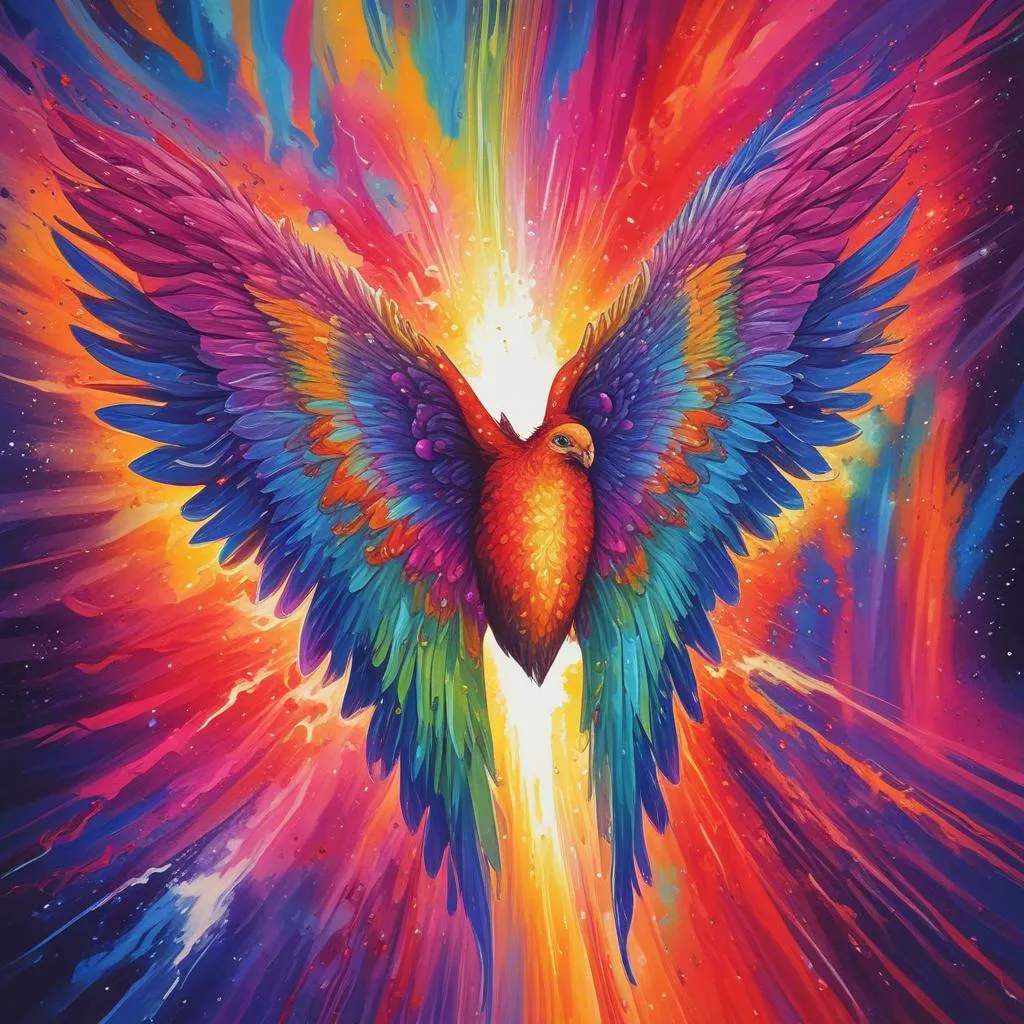 Colourful vivid skies