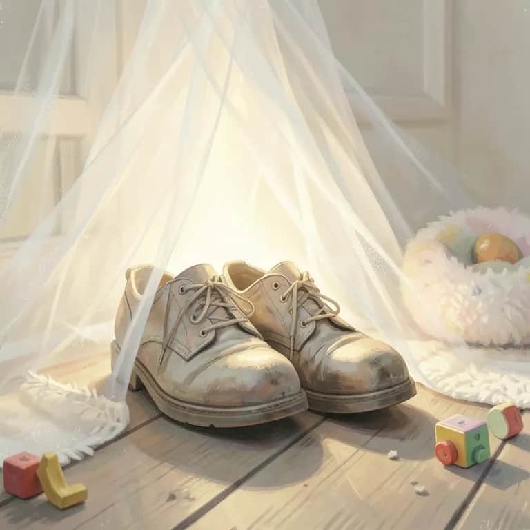 Little Feet In Big Shoes