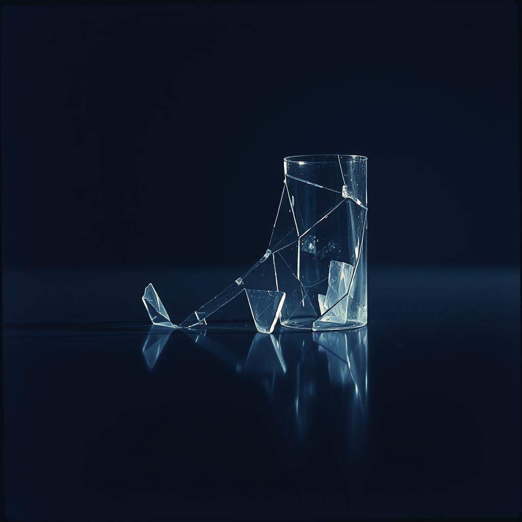 Broken on the floor