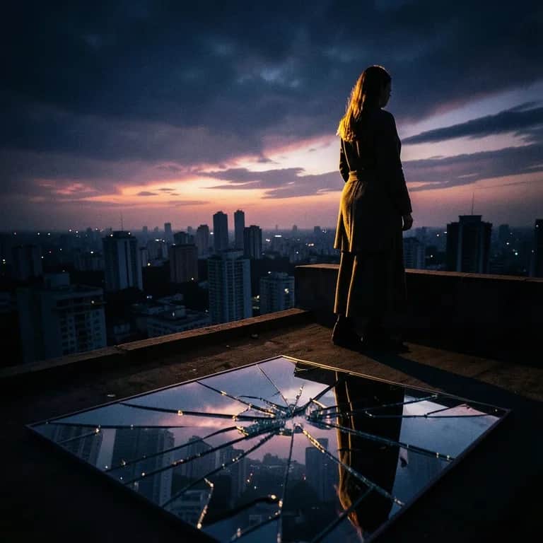 Shining where the darkness use to live