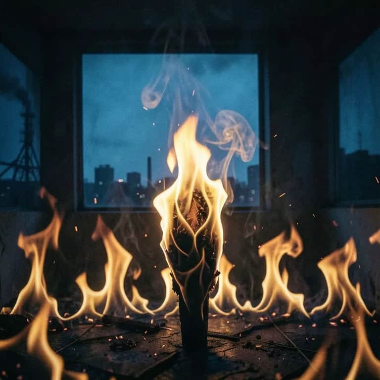 The fire knows me
