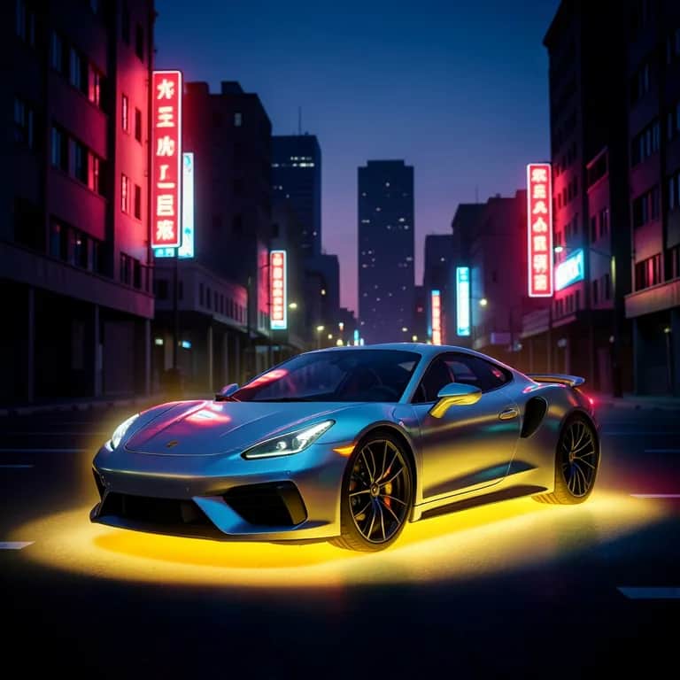 Neon Vibes and Midnight Drive