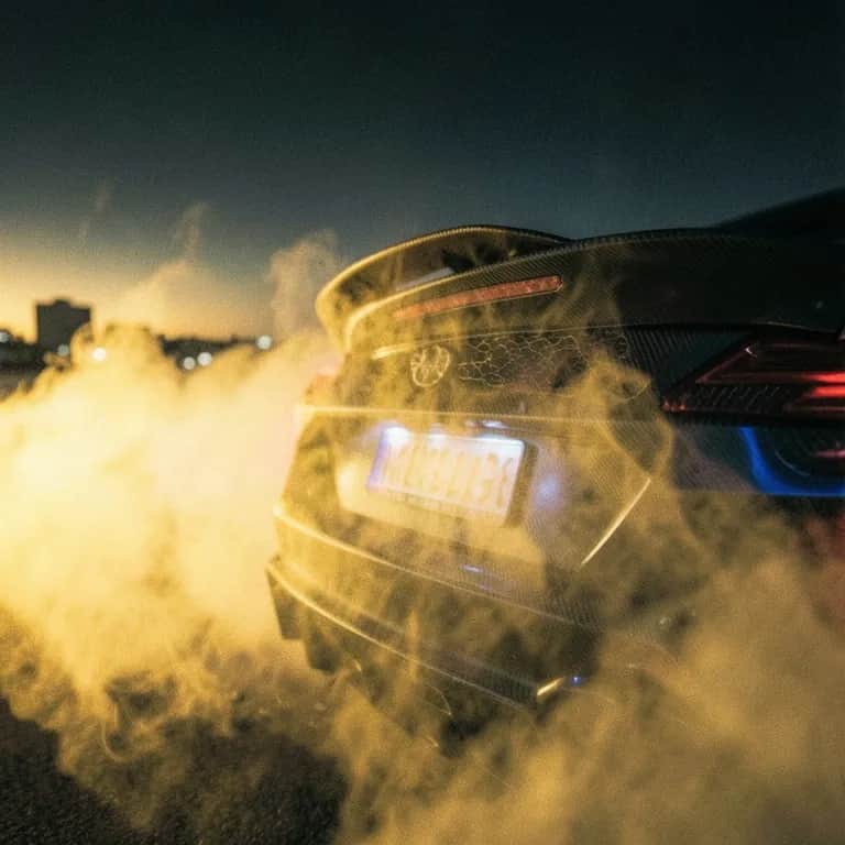 Silver Subaru, Gold Rims