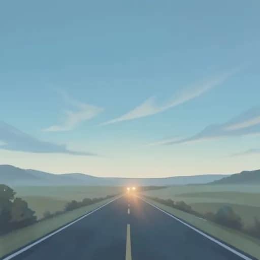 Daddy's truck is rolling home