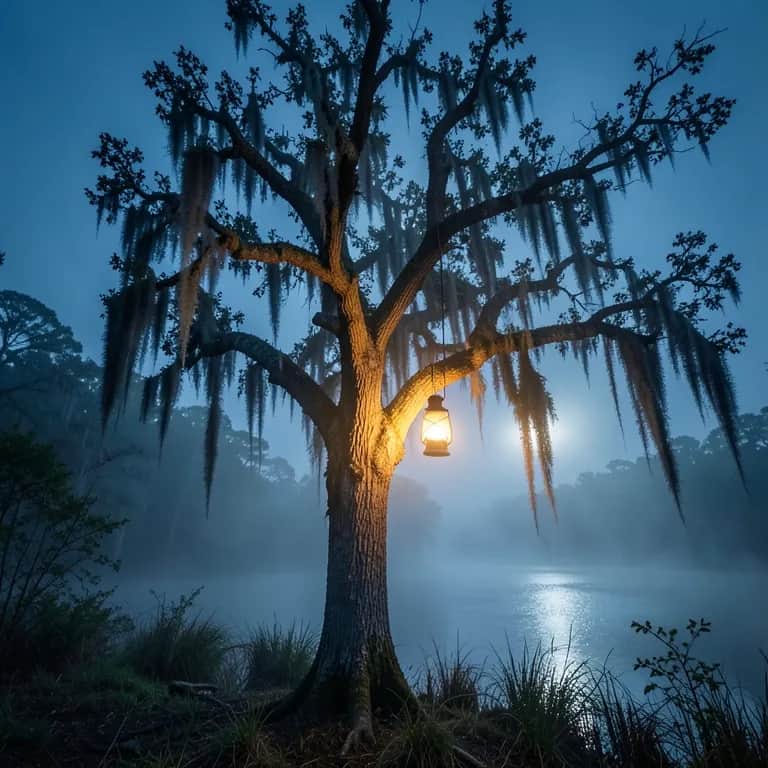 Cypress Meets the Moonlight