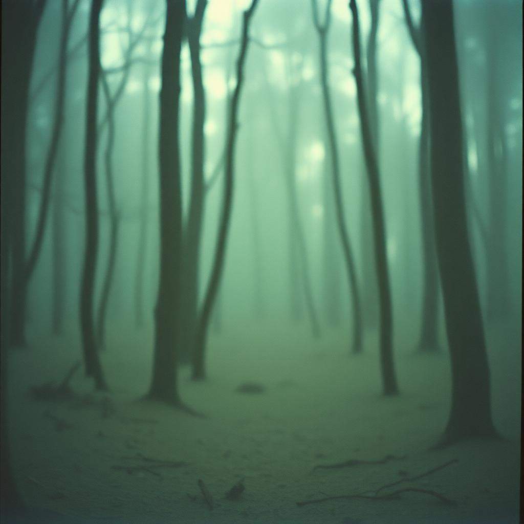 Forest walk at dusk
