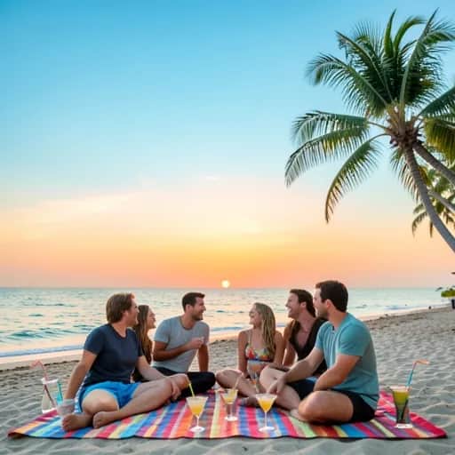 Umbrellas In The Sand