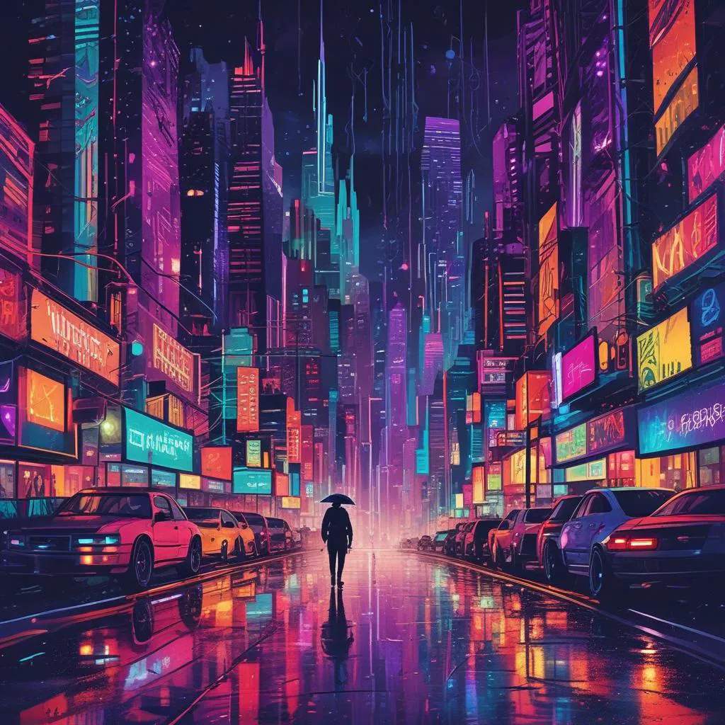 Cyberpunk Nightmare Vision