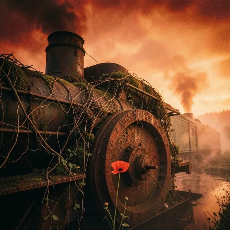 Als der Himmel rot noch war