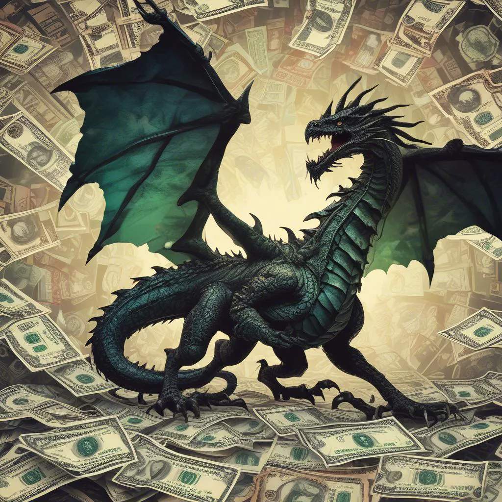 Corrupted Dollar bill