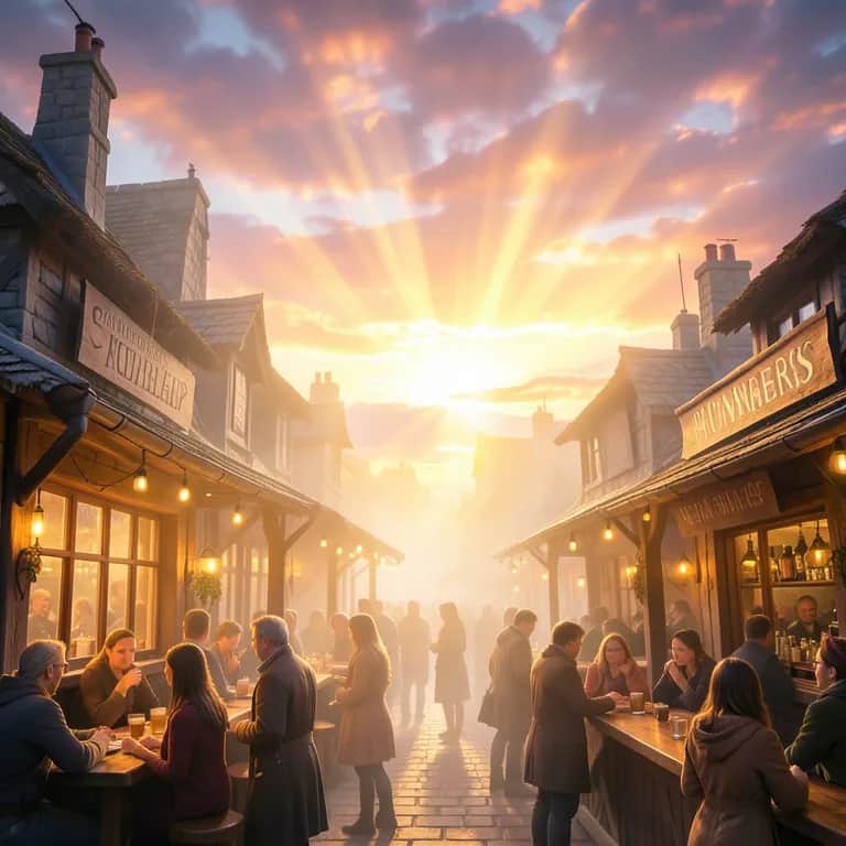 Rising Mugs at Daybreak