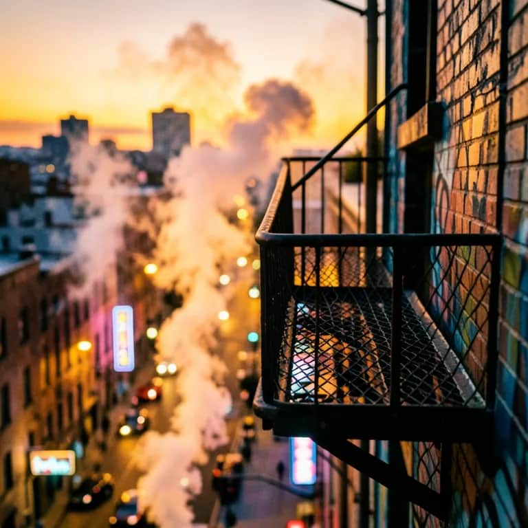 Clouds on the Fire Escape