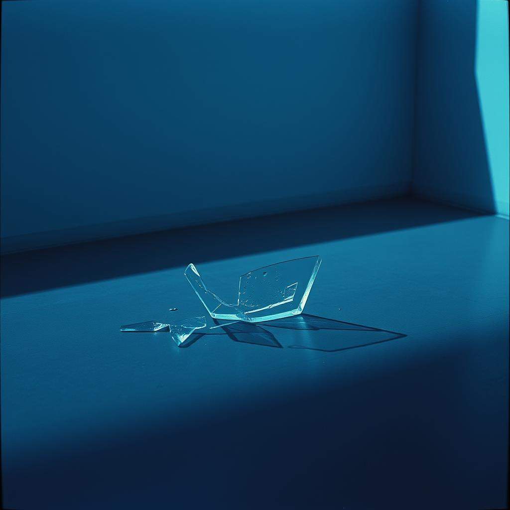 Broken on the floor