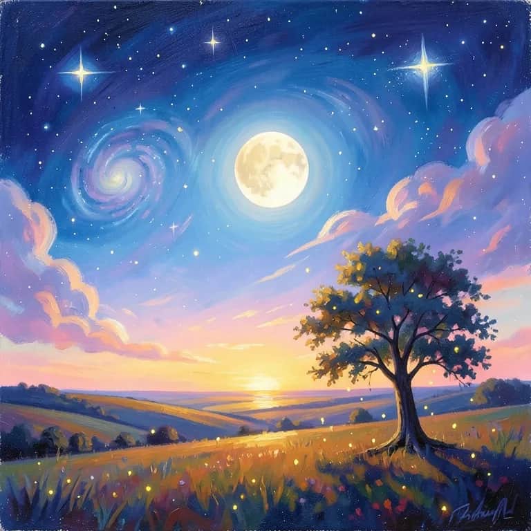Moonlit Sky