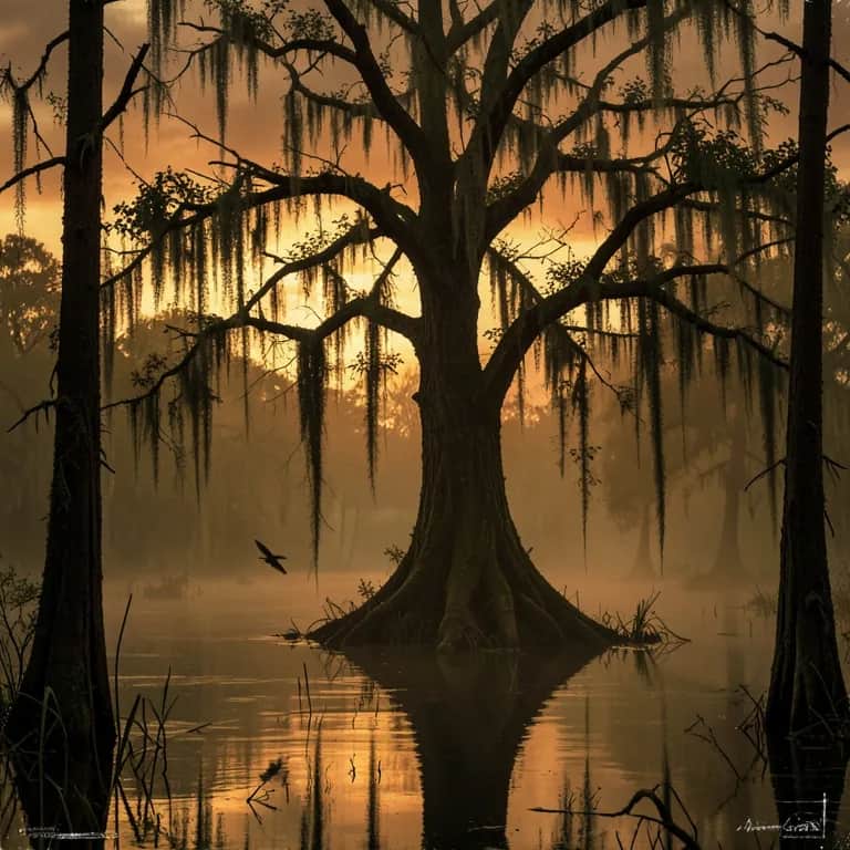 Salt On The Cypress Roots