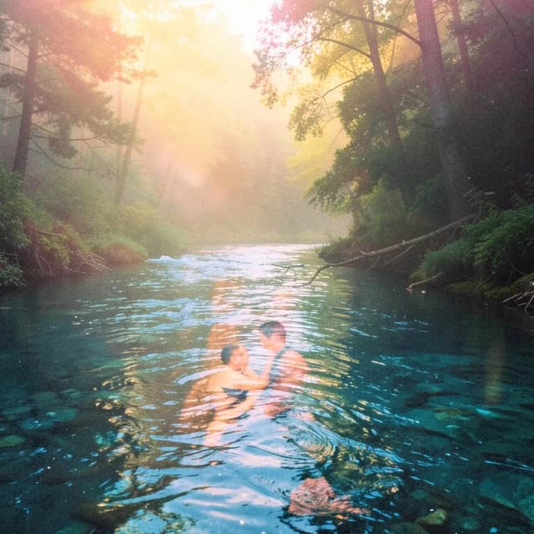 Sitting by a Crystal River