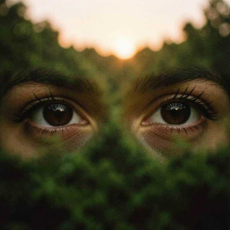 Menina dos olhos castanhos