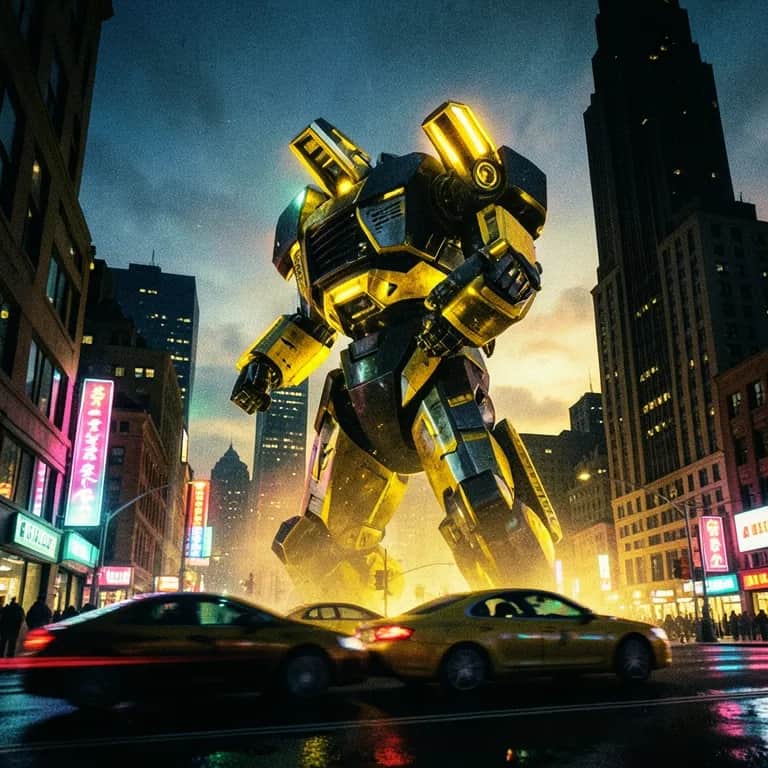 Black Yellow Auto Bot
