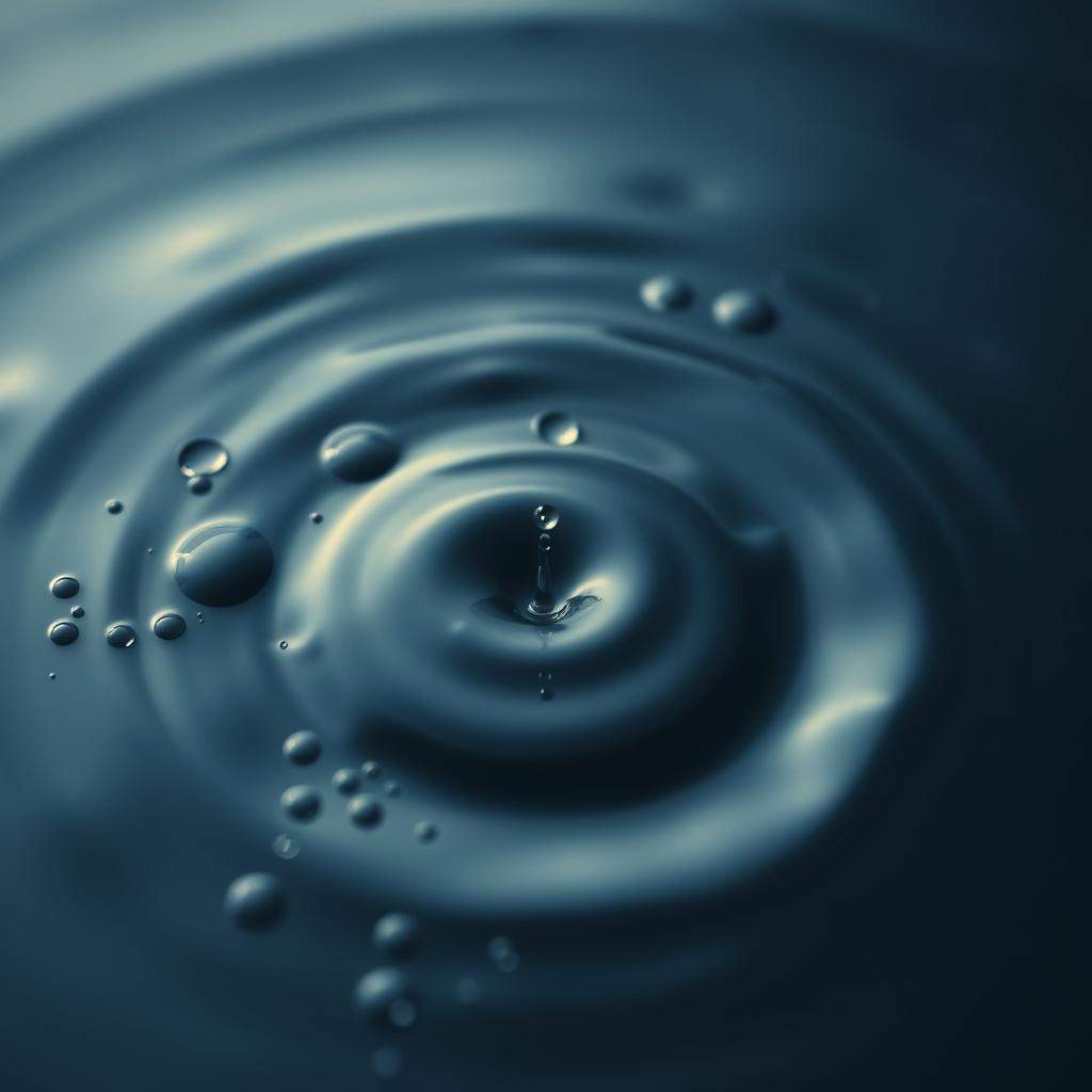 Oil and water.