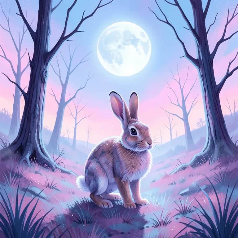 Hares Under The Moon