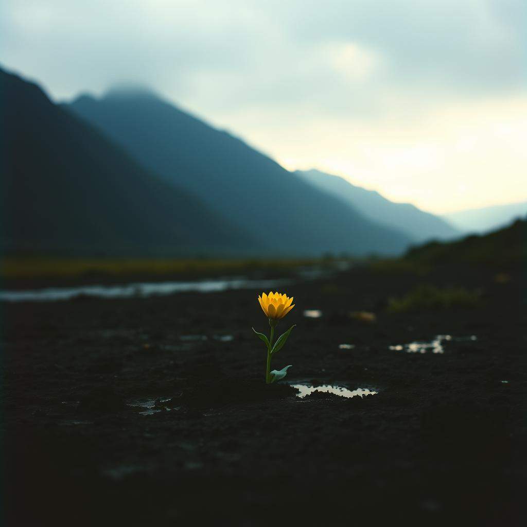 You see the flower