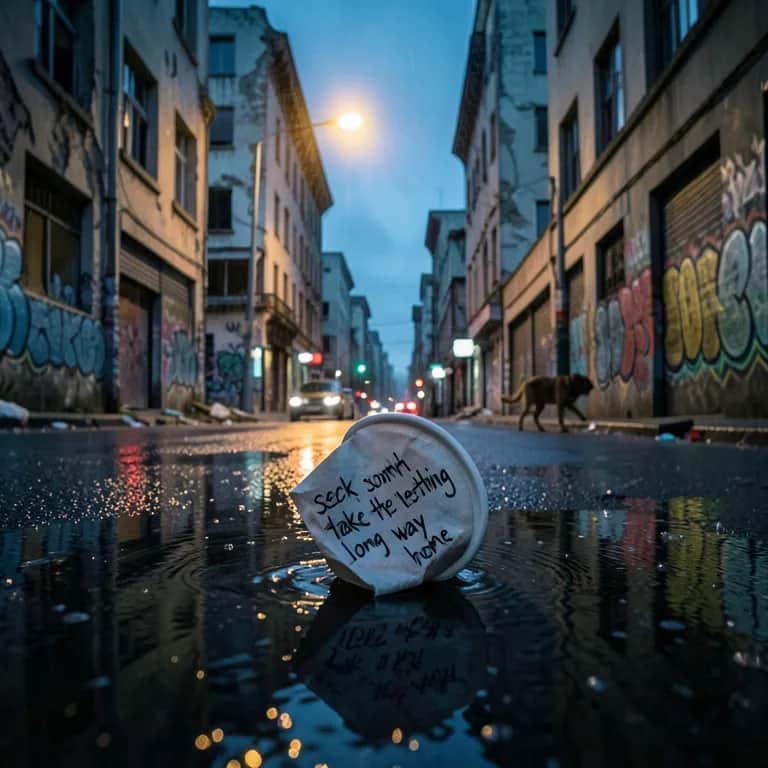 Paper cup fortune