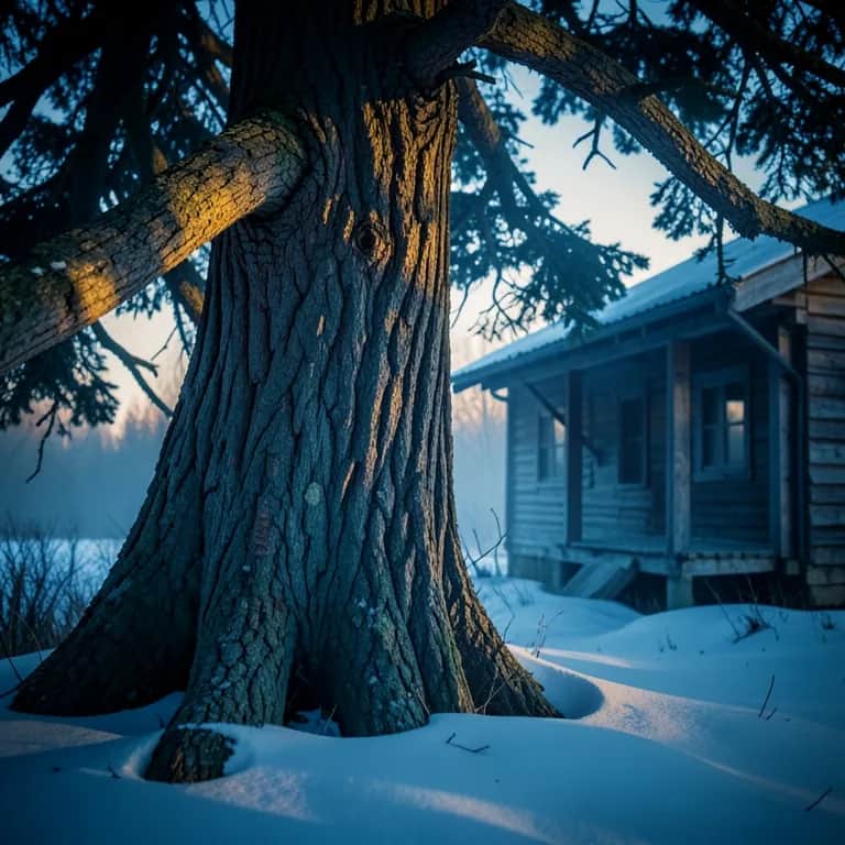 Half a House and a Cedar Tree