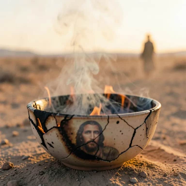 Jesus On The Bowl